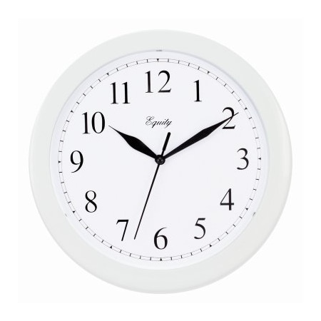 La Crosse Technology 10 WHT Plas Wall Clock 25201